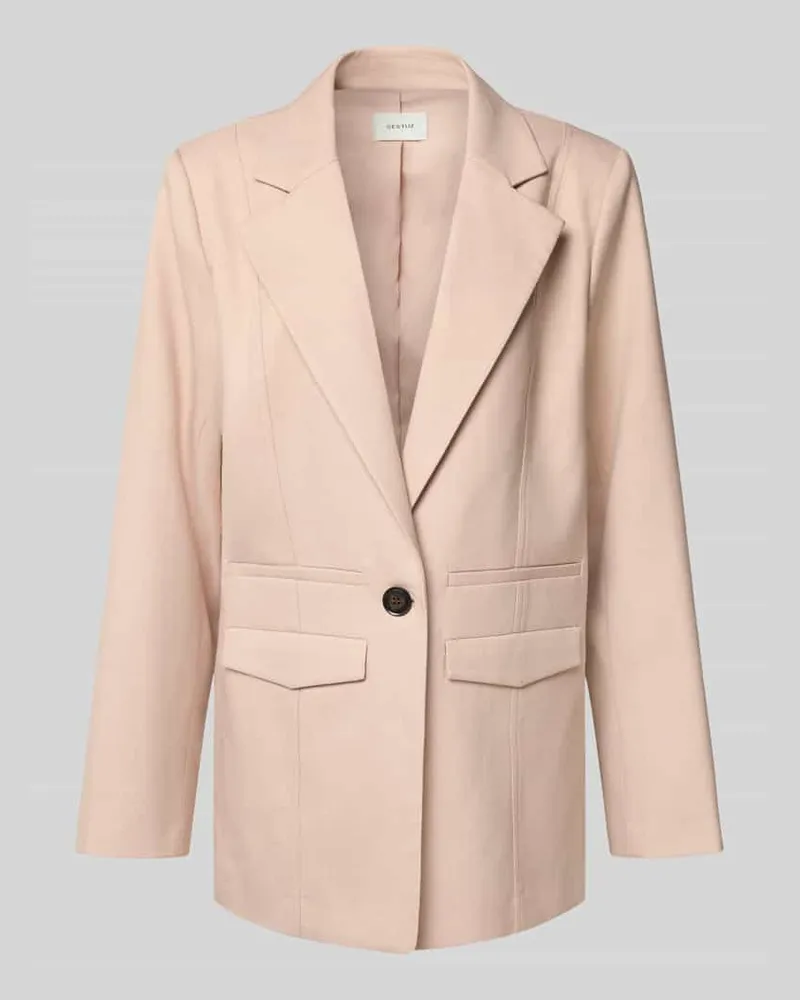 Gestuz Relaxed Fit Blazer mit Viskose-Anteil Modell 'Manu Rose