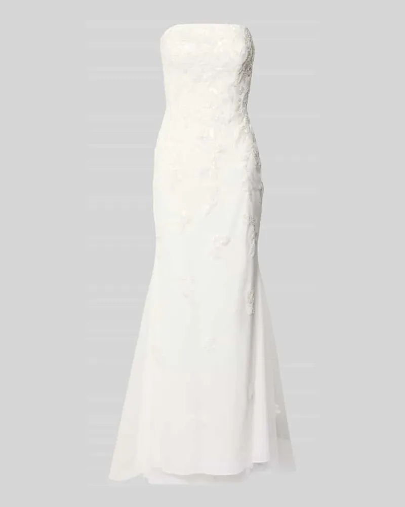 LUXUAR Brautkleid im Off-Shoulder-Look Offwhite
