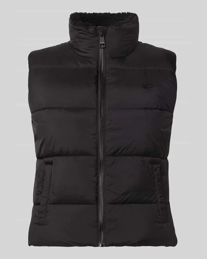 Superdry. Regular Fit Weste in Stepp-Optik Modell 'BORG Black