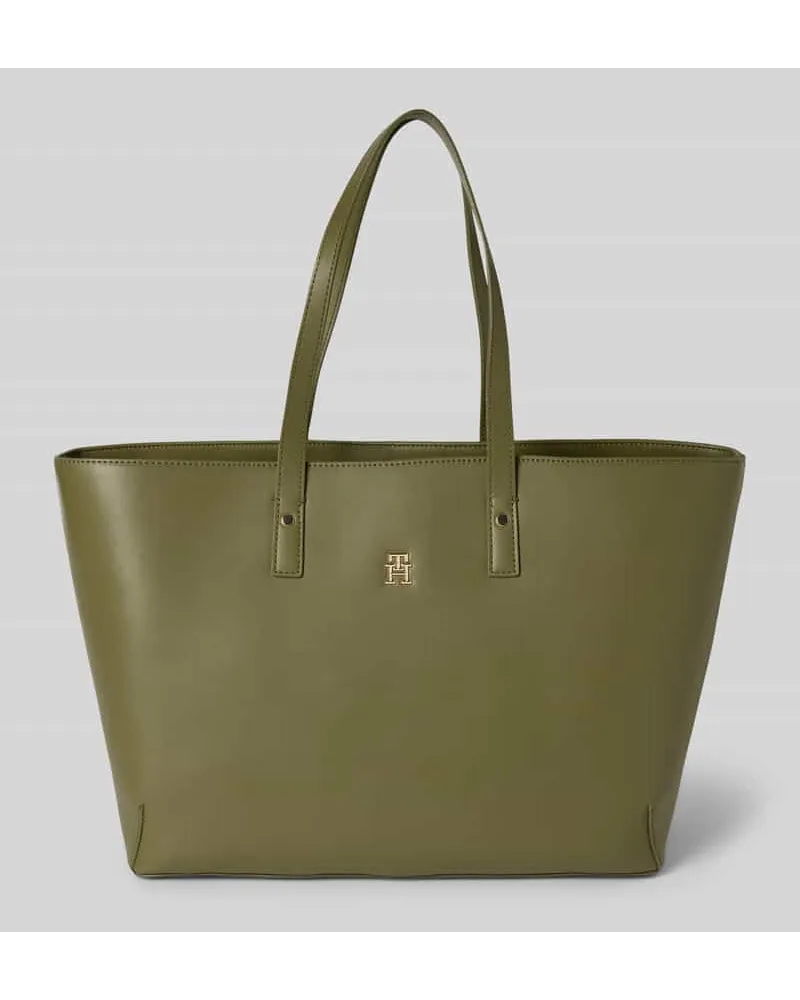 Tommy Hilfiger Handtasche mit Label-Applikation Oliv