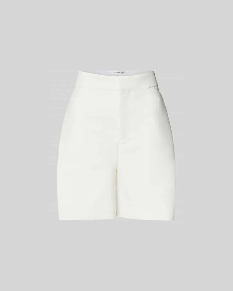 Victoria Beckham Shorts mit Eingrifftaschen Ecru