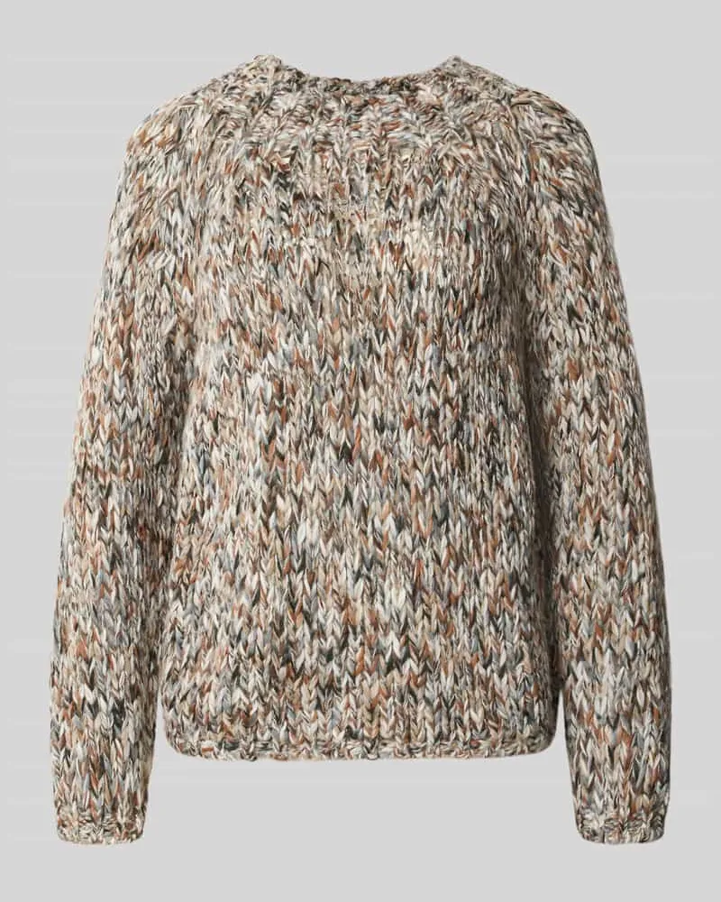 Rich&Royal Regular Fit Pullover mit Schurwoll-Anteil Offwhite