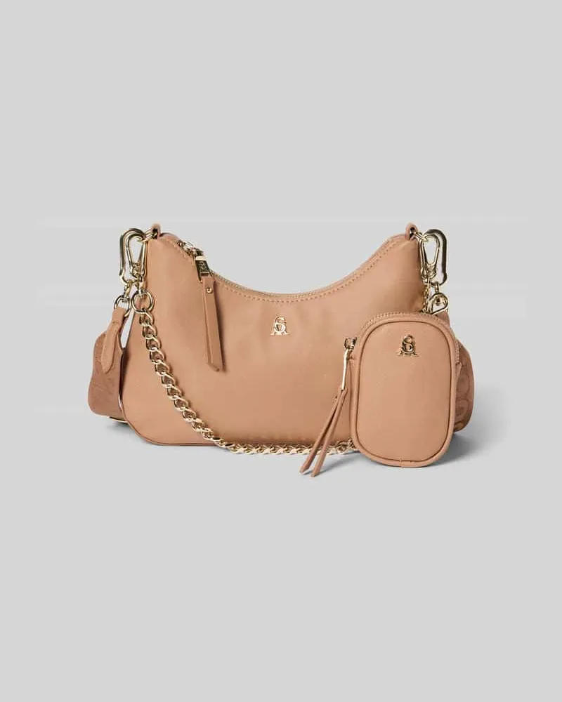 Steve Madden Shoulder Bag mit Logo-Applikation Modell 'Sin Altrosa