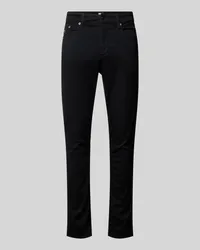 Tommy Hilfiger Slim Fit Jeans im 5-Pocket-Design Modell 'AUSTIN Black