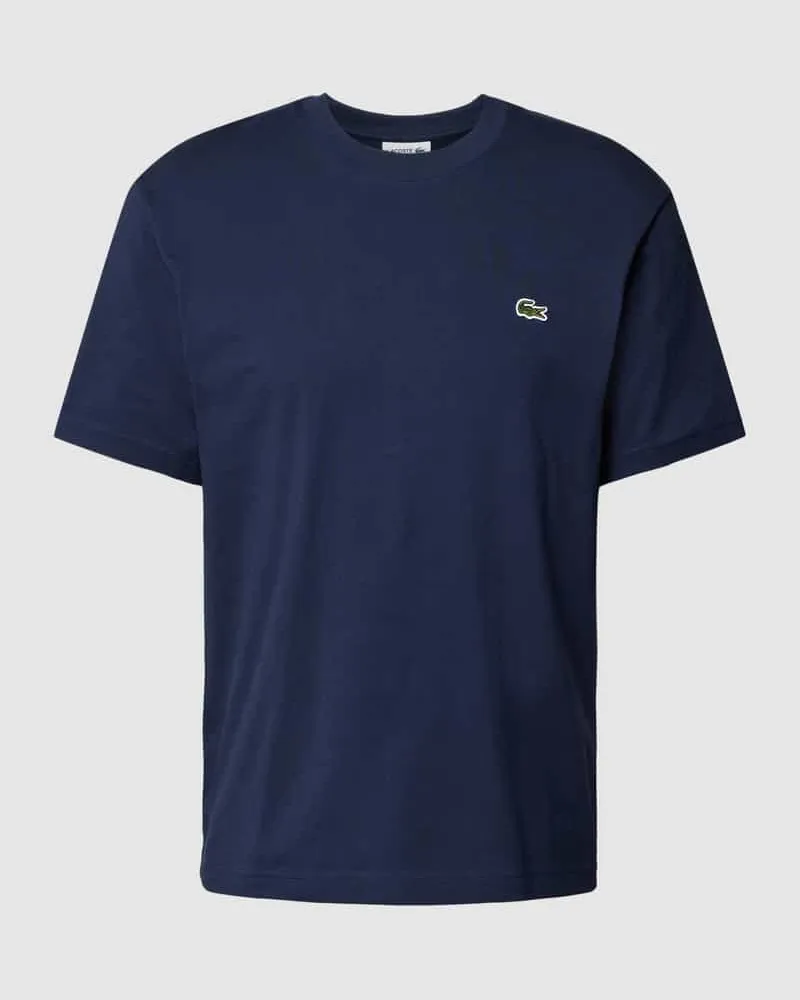 Lacoste T-Shirt mit Logo-Detail Modell 'BASIC ON Marine