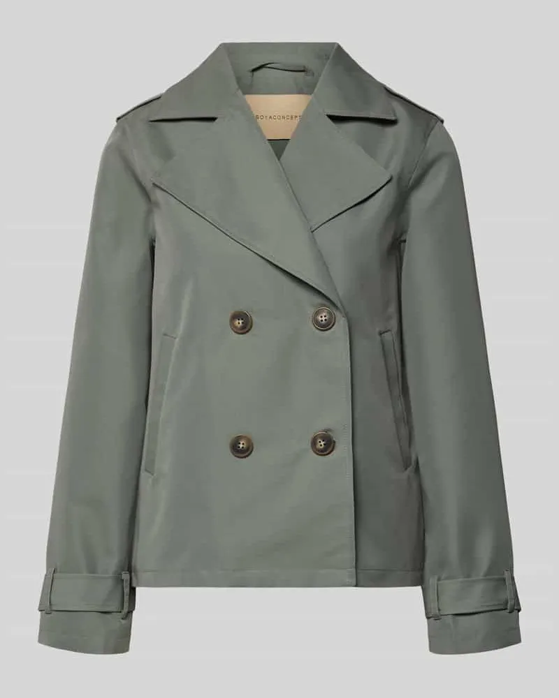 Soyaconcept Jacke mit Reverskragen und Ärmelriegeln Modell 'AMANDA Schilf