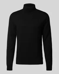 Fynch-Hatton Rollkragenpullover mit Rollkragenpullover Black