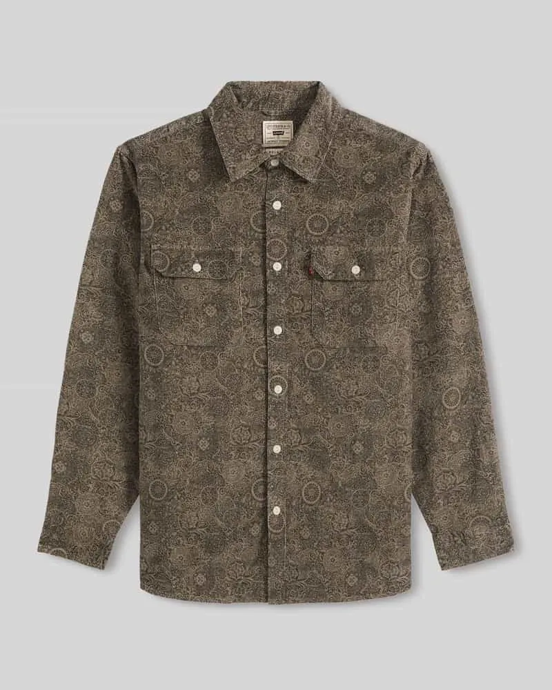 Levi's Regular Fit Freizeithemd mit Label-Detail Mittelbraun