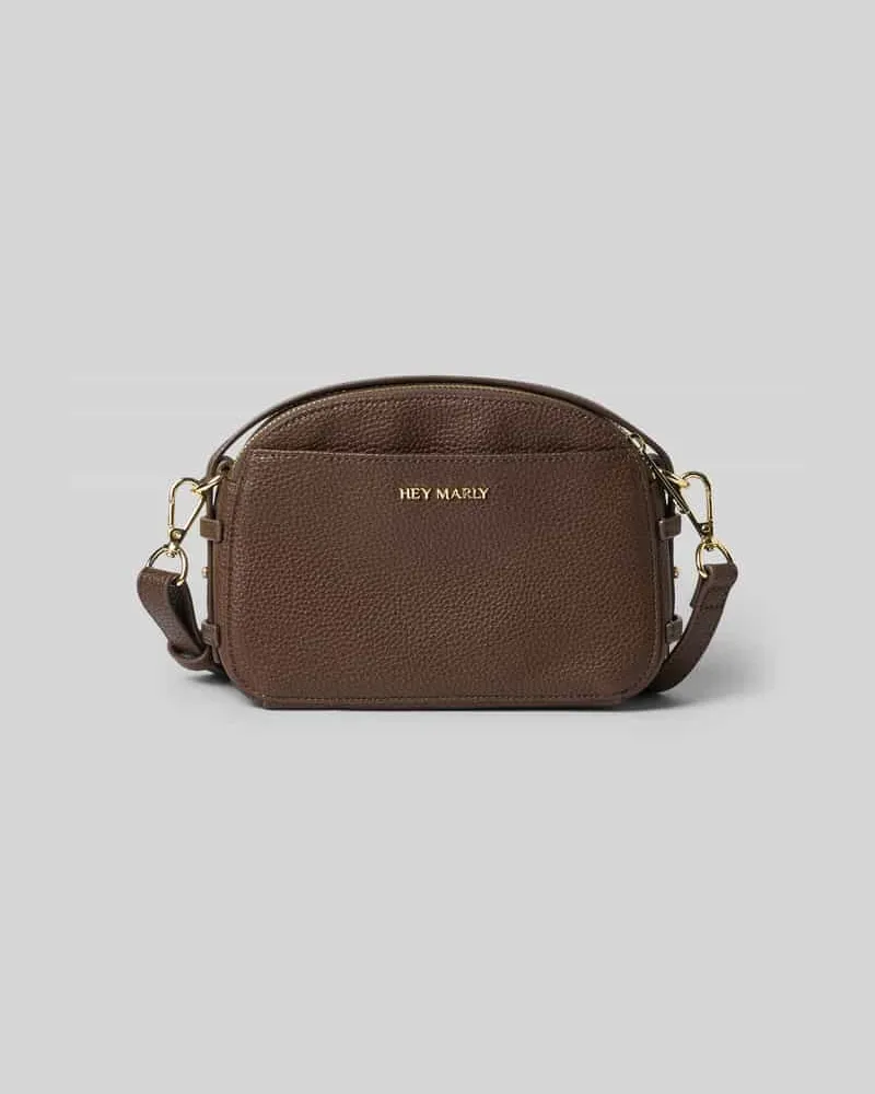 Hey Marly Crossbody Bag aus Rindsleder-Mix Modell 'Mate Dunkelbraun