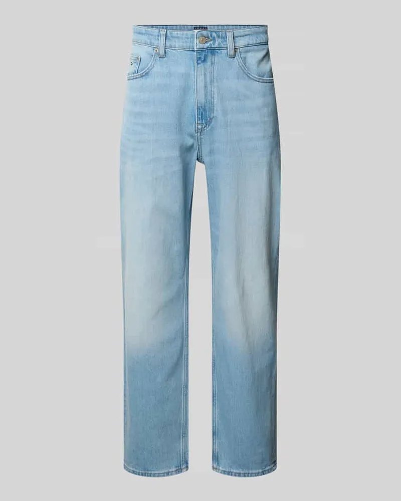Tommy Hilfiger Tapered Fit Jeans aus Baumwoll-Mix Modell 'SONNY Hellblau