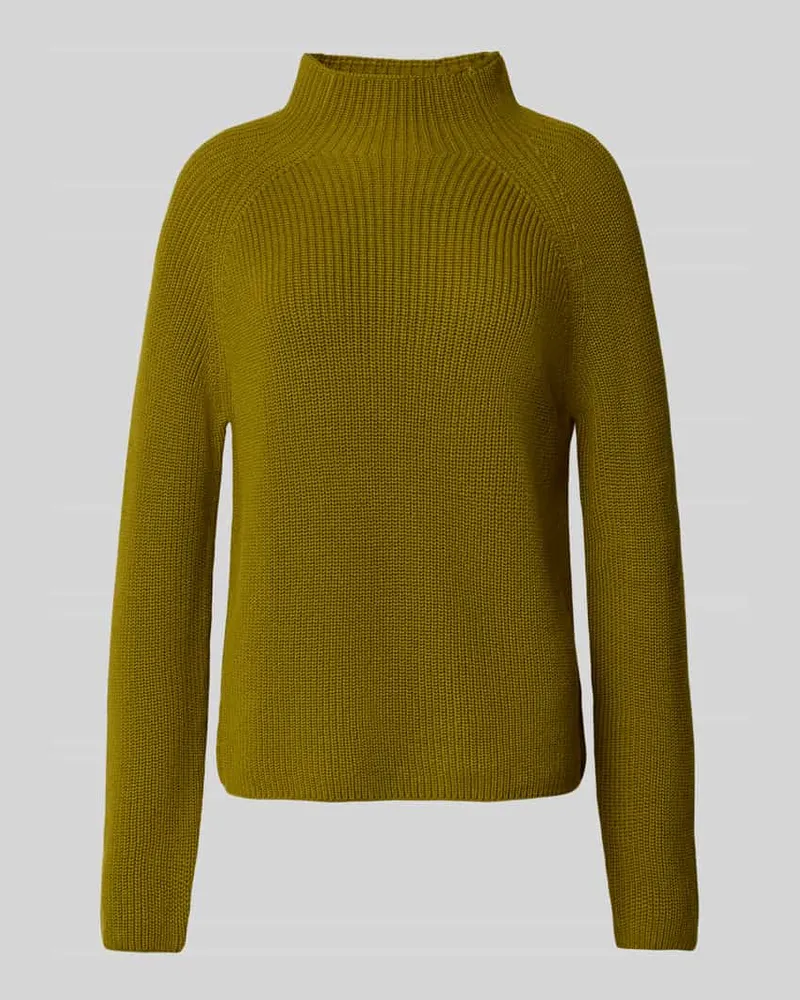 Marc O'Polo Regular Fit Strickpullover aus reiner Baumwolle Hellgruen