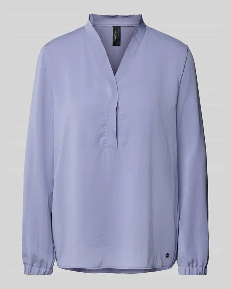 Marc Cain Regular Fit Bluse mit Tunka-Ausschnitt Lavender