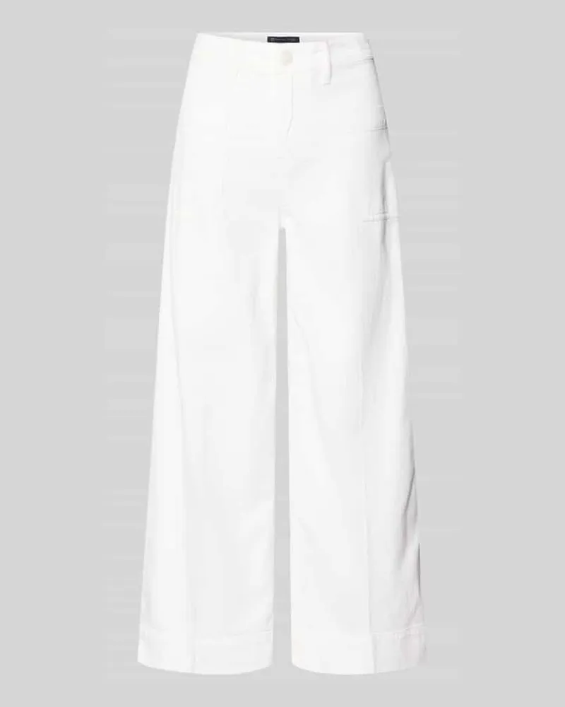 RAFFAELLO ROSSI  Wide Leg Jeans mit aufgesetzten Taschen Modell 'MIRU Offwhite