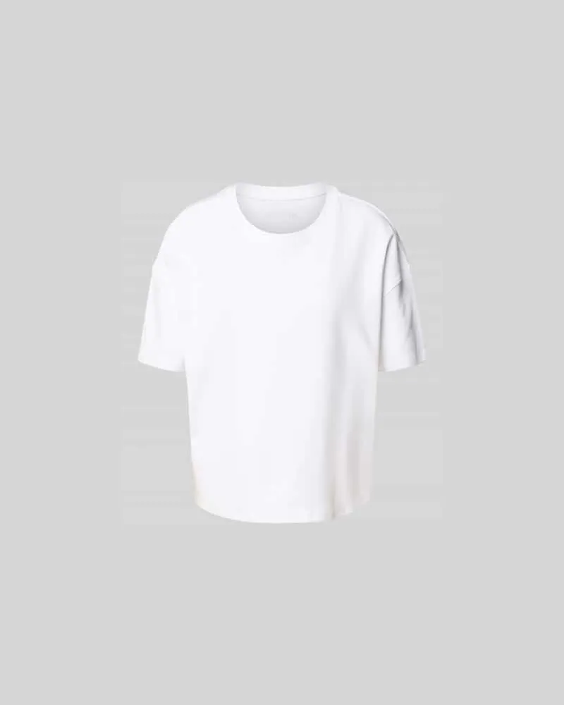 Juvia Regular Fit T-Shirt aus Baumwoll-Mix Weiss