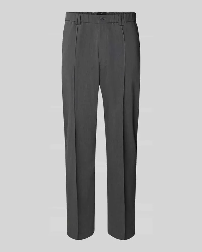 cinque Stoffhose mit Bundfalten Modell 'Luigi Anthrazit