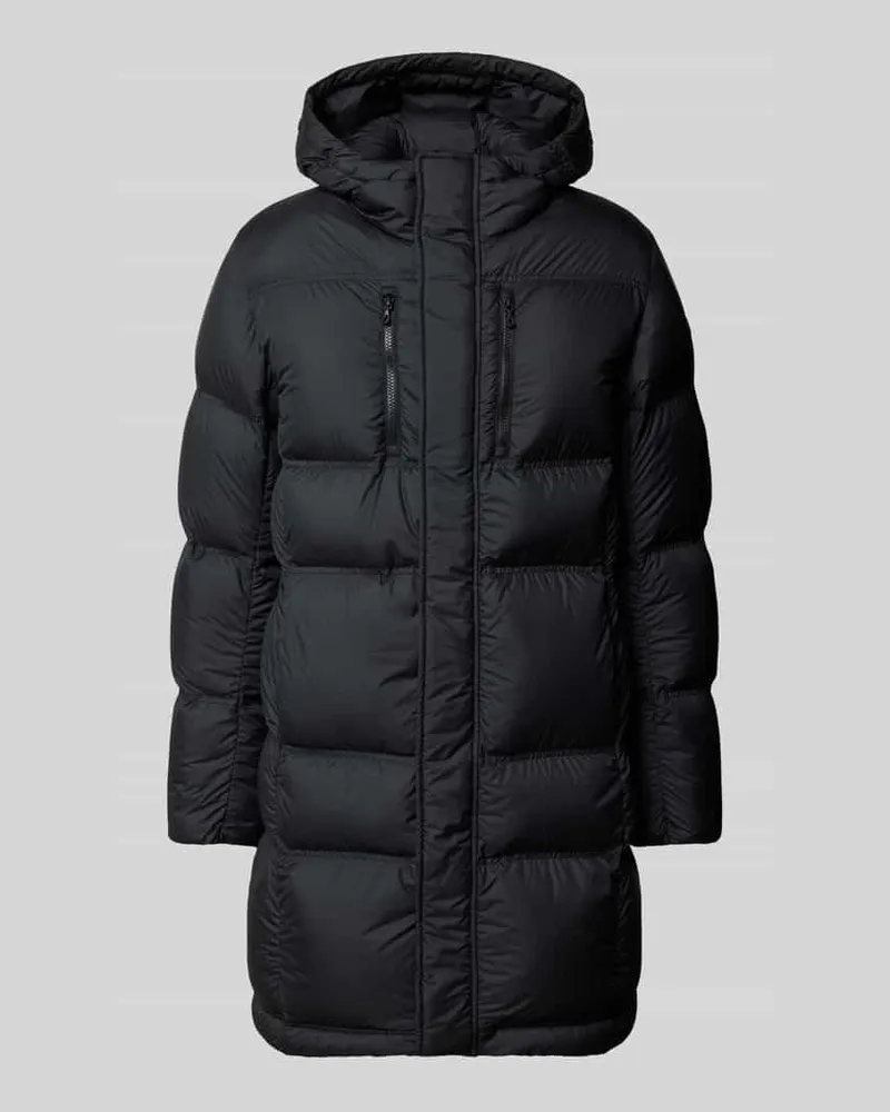 Colmar Daunenjacke mit verdecktem Reißverschluss und Eingrifftaschen Black