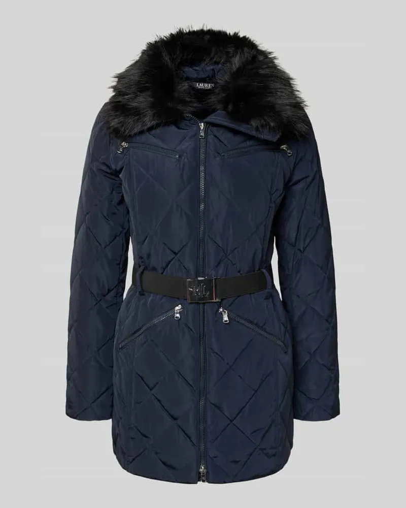 Ralph Lauren Regular Fit Steppjacke mit abnehmbaren Taillengürtel Marine