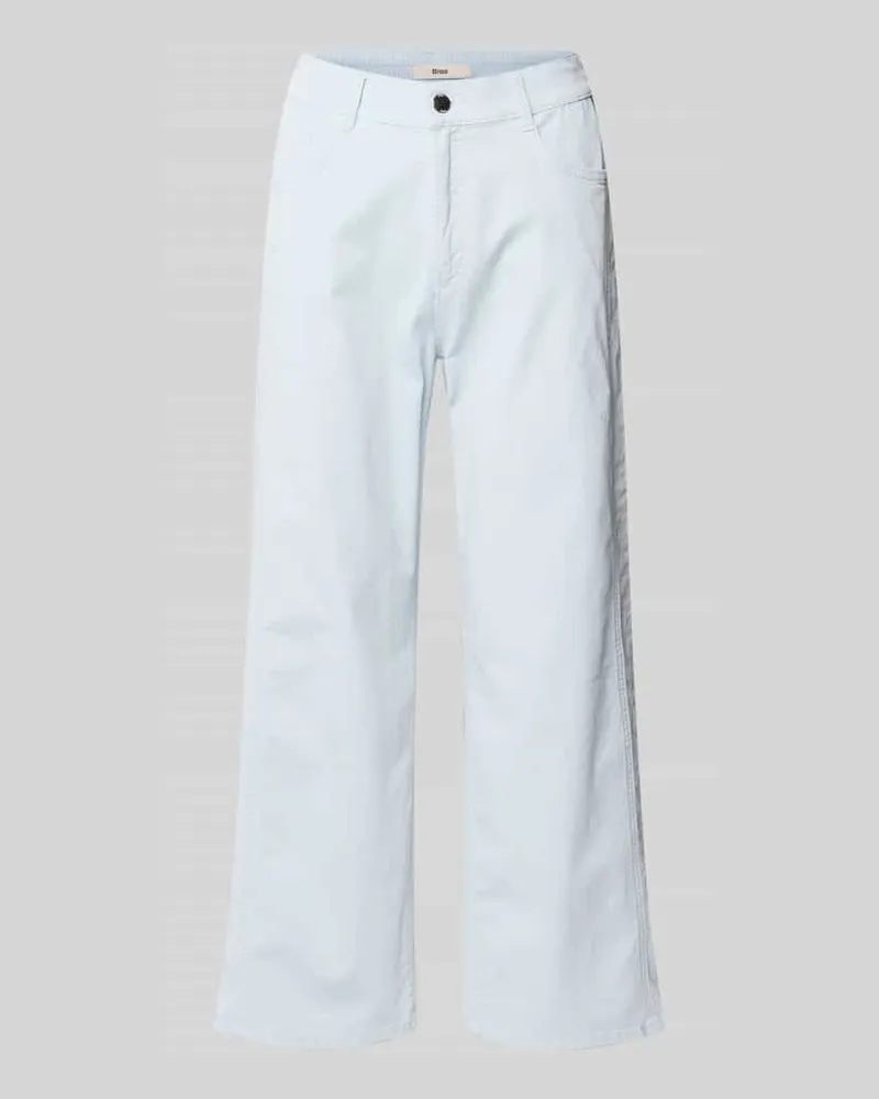 Brax Straight Leg Hose aus Baumwoll-Mix Modell 'MAINE S Hellblau