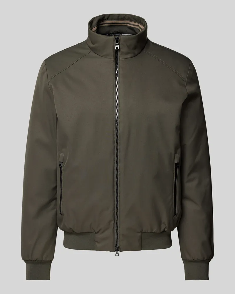 Geox Jacke mit Stehkragen Oliv