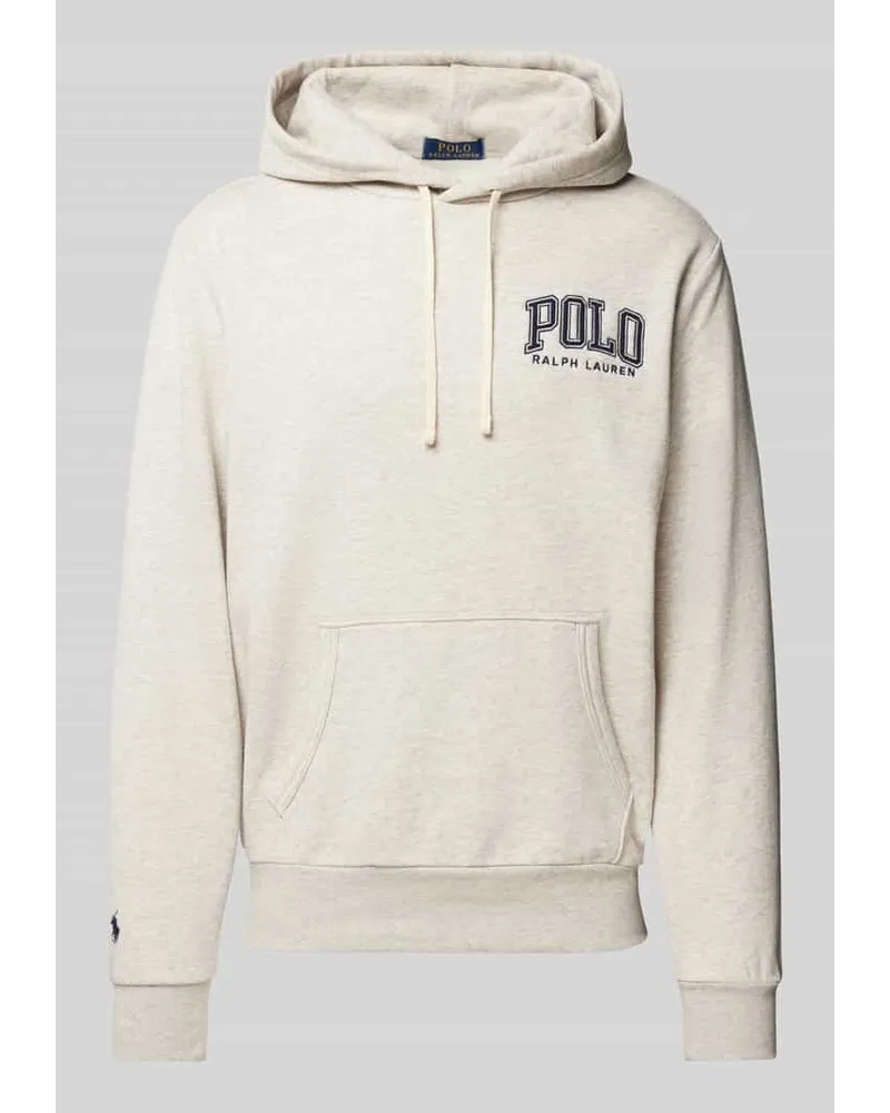 Ralph Lauren Hoodie mit Känguru-Tasche Hellgrau