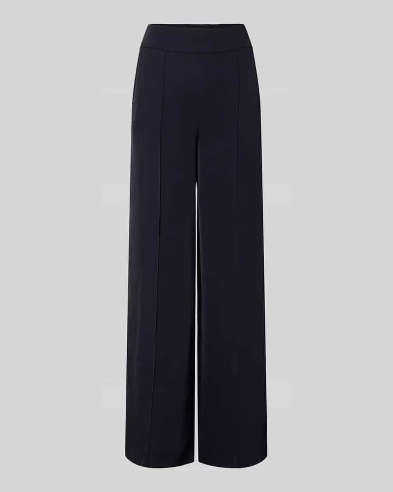 COMMA Stoffhose mit elastischem Bund Marine