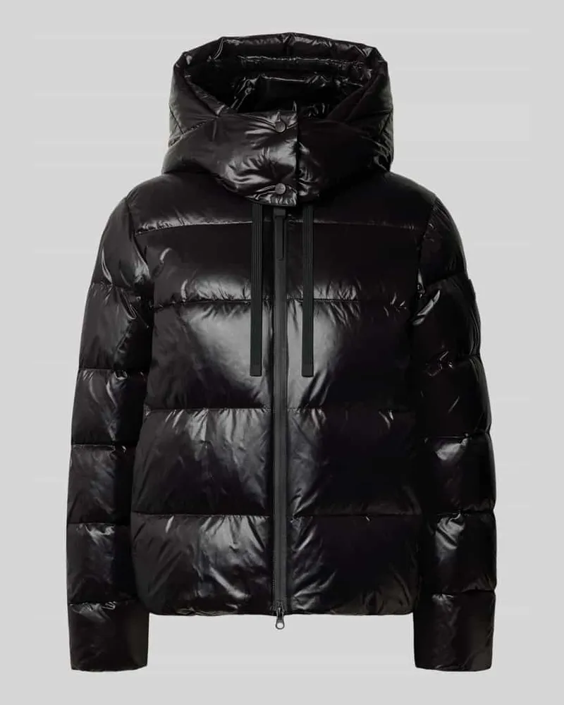 Peuterey Steppjacke mit Kapuze und Eingrifftaschen Modell 'KENID Black