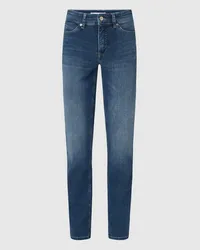 MAC Jeans Feminine Fit Jeans mit Stretch-Anteil Modell 'Melanie Blau