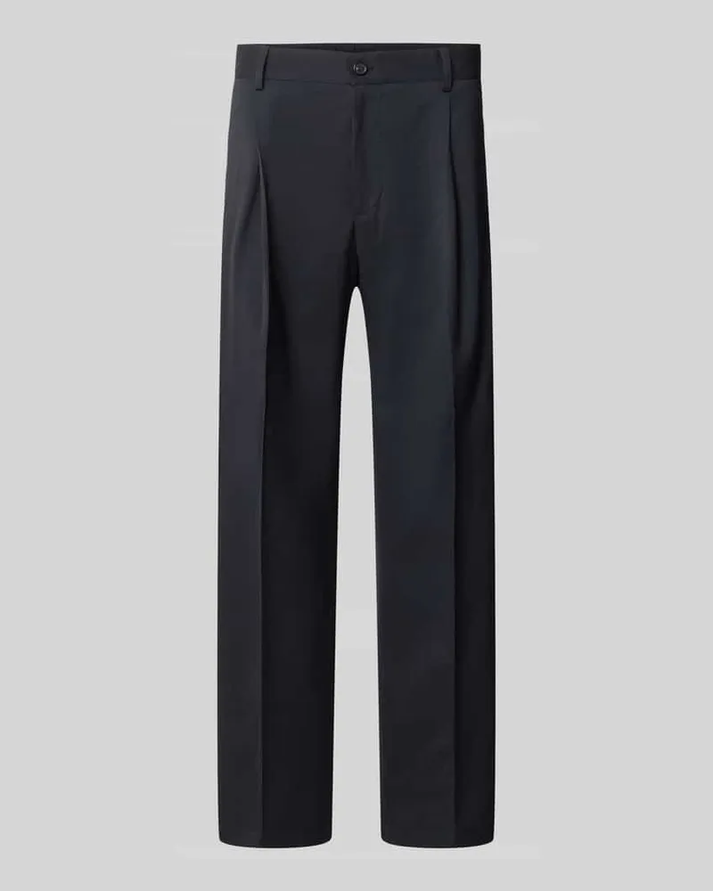 Strellson Loose Fit Anzughose mit Baumwoll-Anteil Modell 'JAROD2 Black