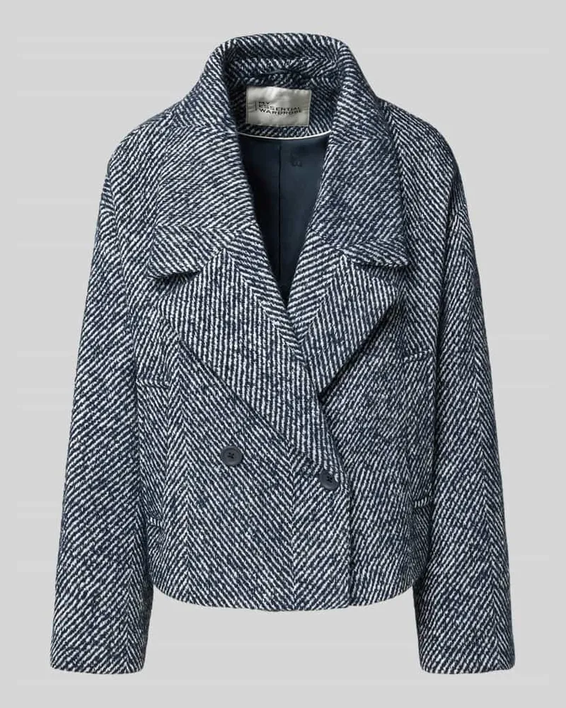 My Essential Wardrobe Regular Fit Jacke mit Woll-Anteil Modell 'Maggie Black