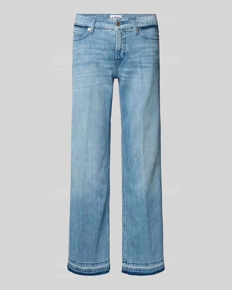 Cambio Regular Fit Jeans mit verkürztem Schnitt Modell 'FRANCESCA Hellblau