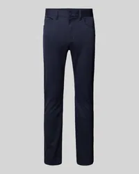 HUGO BOSS Slim Fit Jeans im 5-Pocket-Design Modell 'DELAWARE Marine