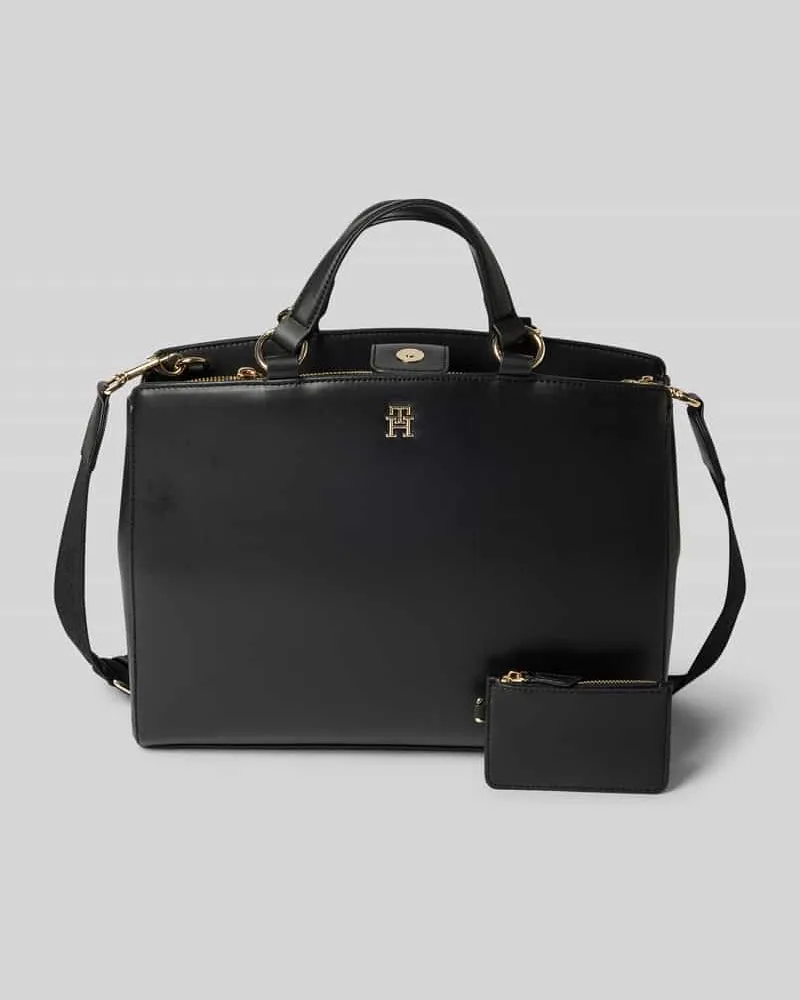 Tommy Hilfiger Handtasche mit Label-Applikation Black