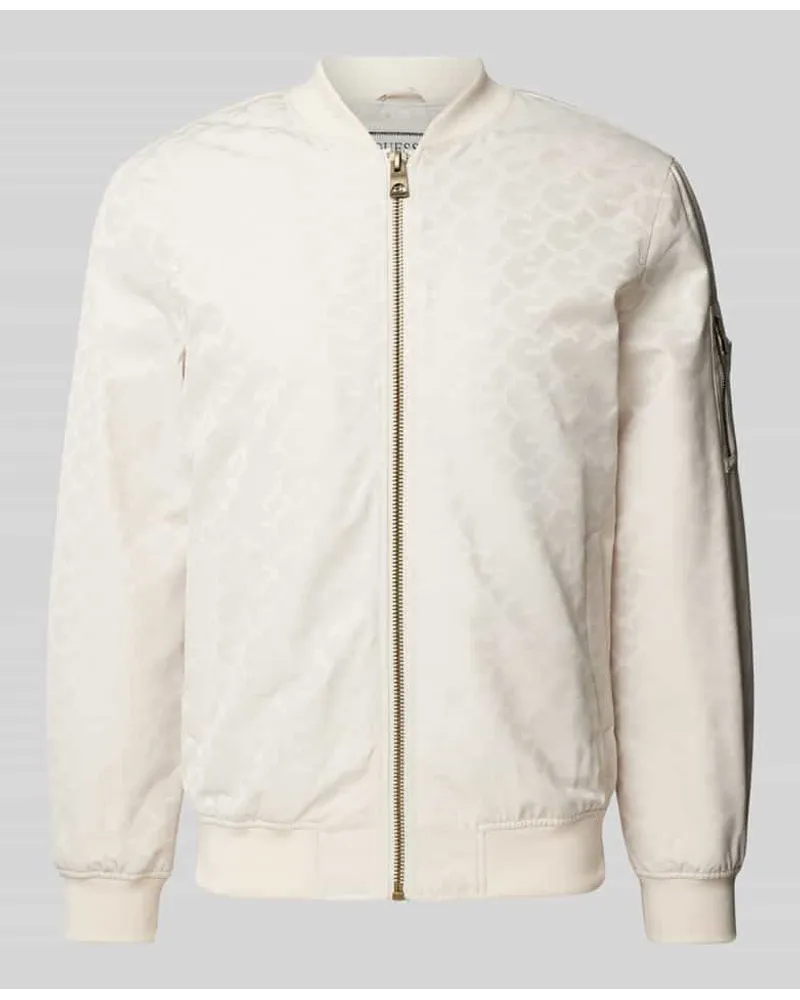 Guess Bomberjacke mit Label-Details Modell 'DREAMY Beige