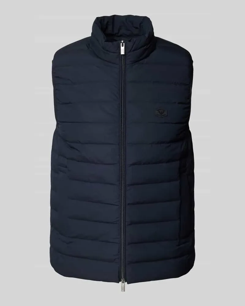 Emporio Armani Steppweste mit Reißverschluss Marine