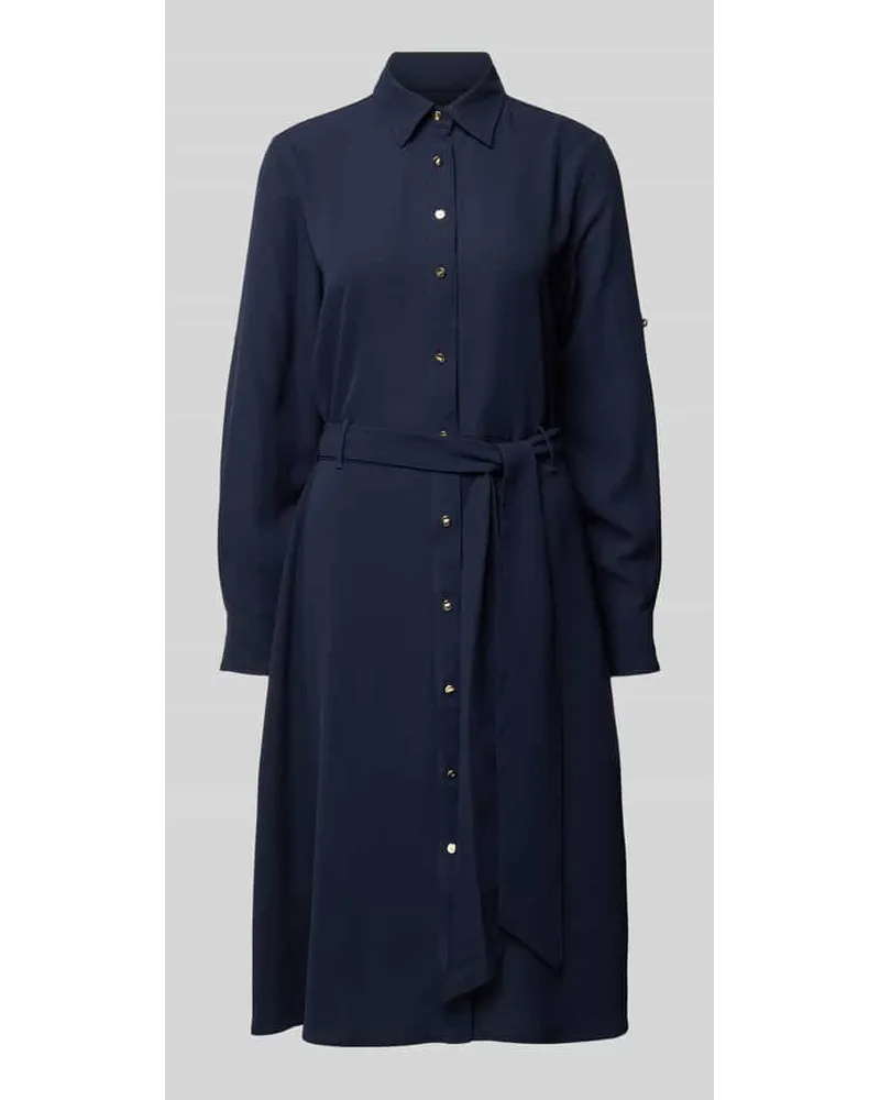 Ralph Lauren Hemdblusenkleid mit Knopfleiste Modell 'KARALYNN Marine