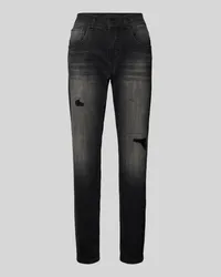 ANGELS  Slim Fit Jeans im 5-Pocket-Design Modell 'BOYFRIEND Anthrazit