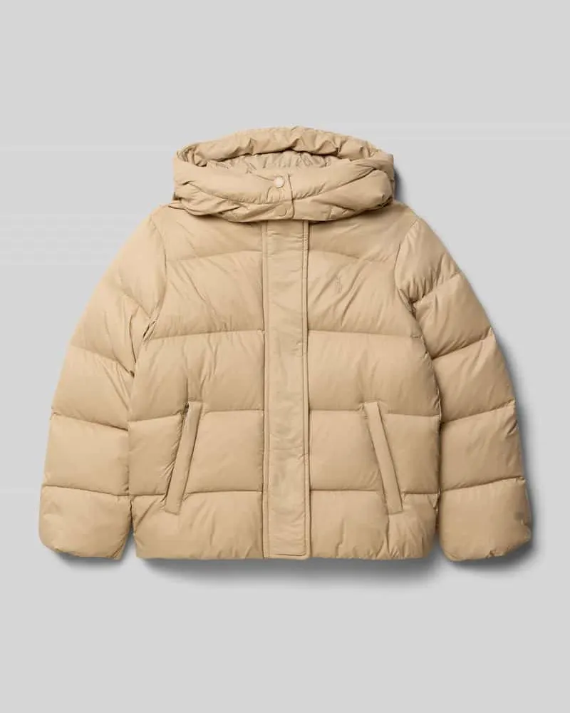 Ralph Lauren Regular Fit Steppjacke in Stepp-Optik Modell 'Bo Ecru