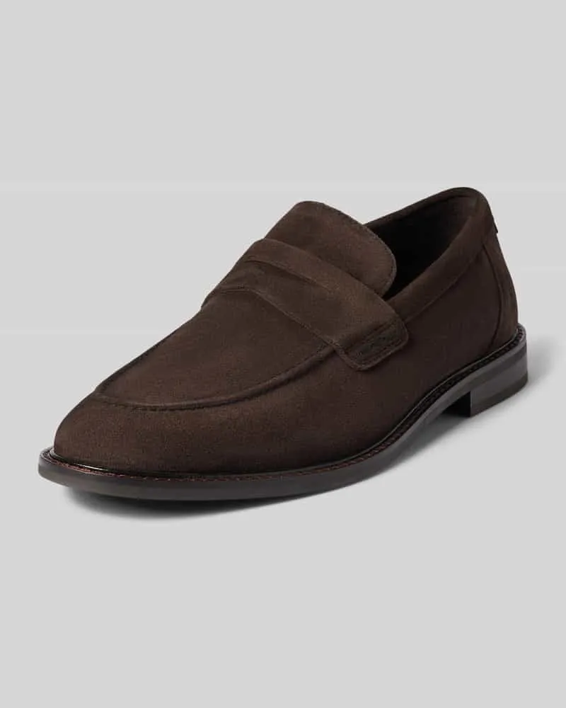 Gant Loafer aus echtem Leder Modell 'Lozham Dunkelbraun