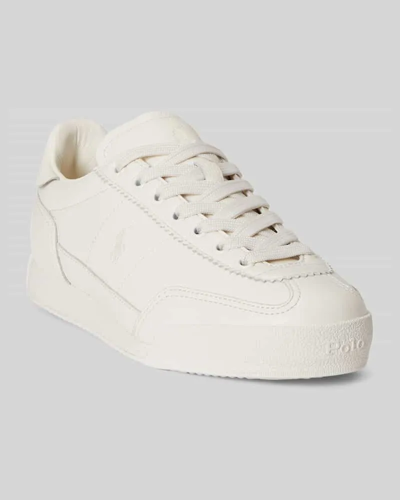 Ralph Lauren Sneaker aus echtem Leder Offwhite