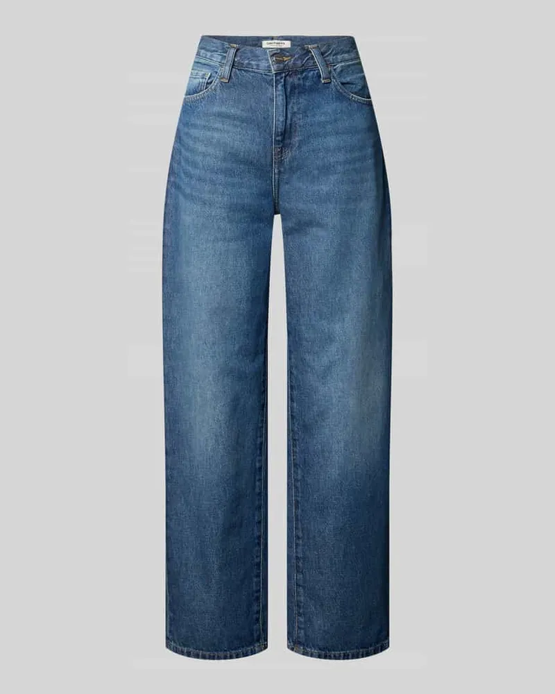 Carhartt WIP Tapered Fit Jeans im 5-Pocket-Design Jeansblau