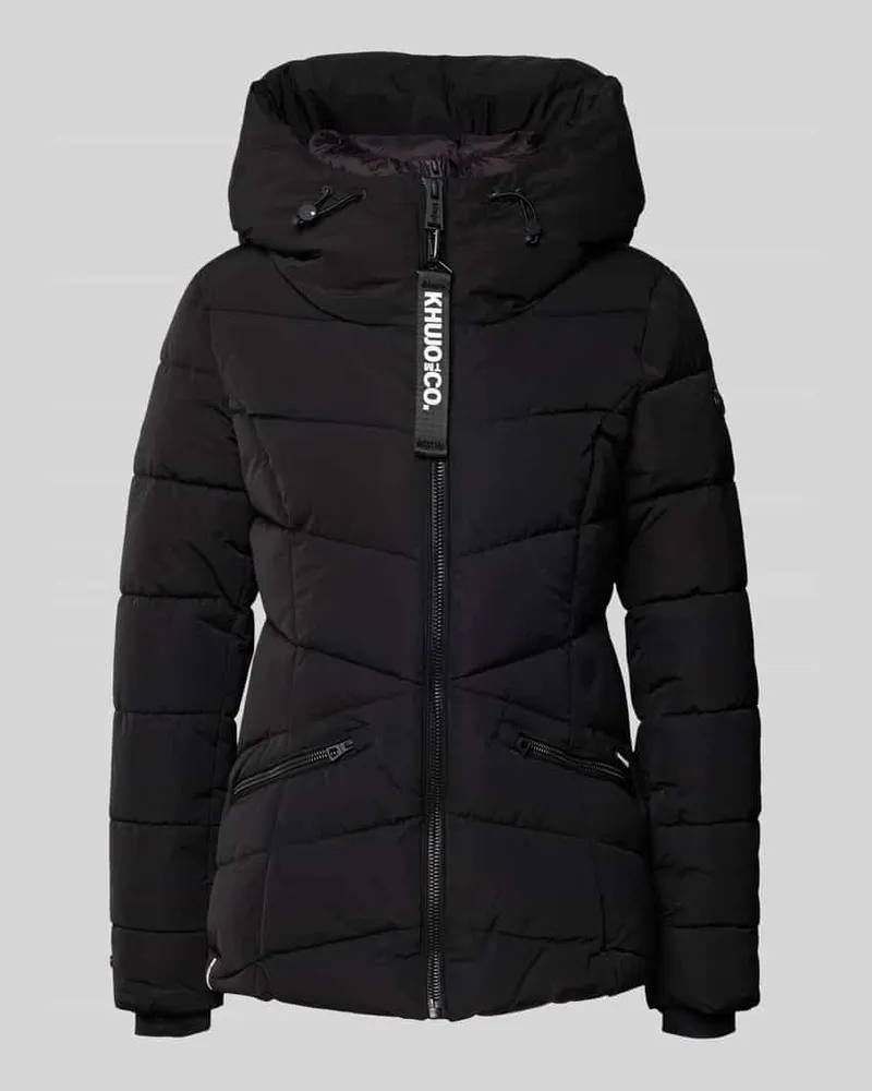khujo Steppjacke mit Kapuze Black