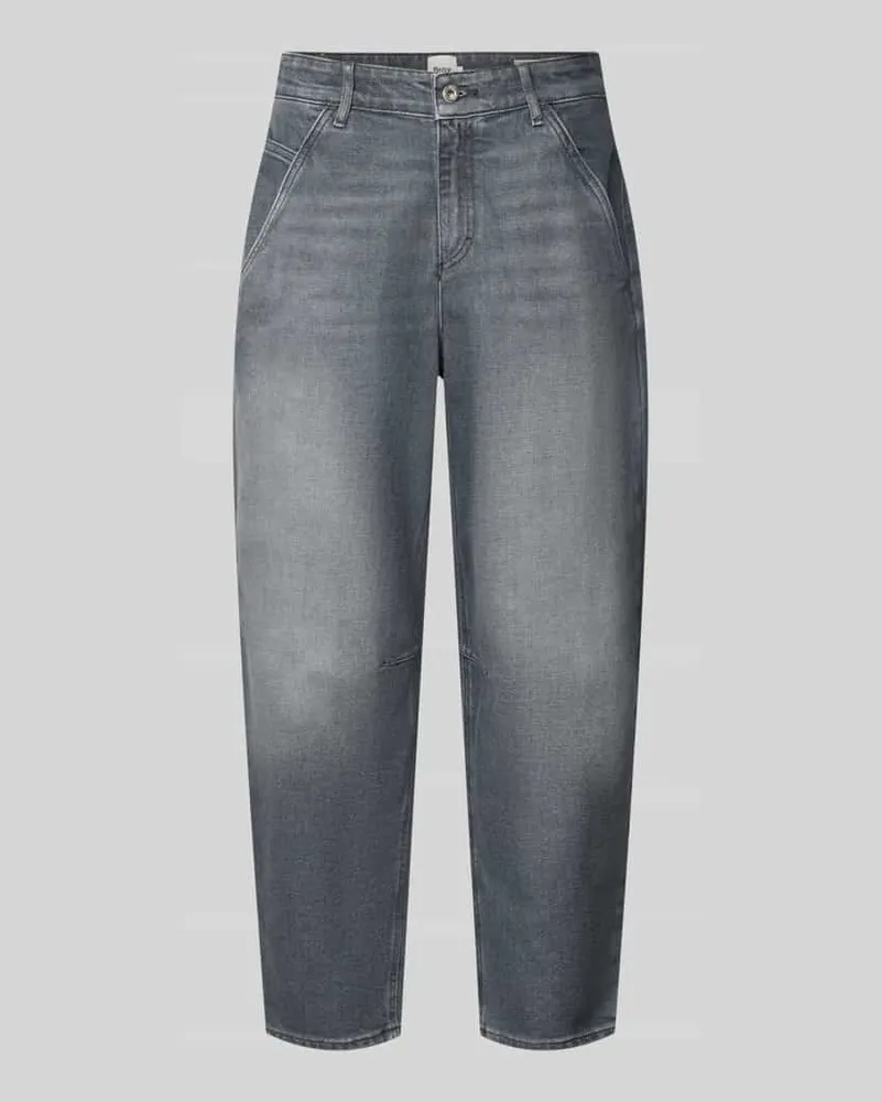 Brax Barrel Jeans aus Baumwoll-Mix Modell 'MEGAN S Graphit
