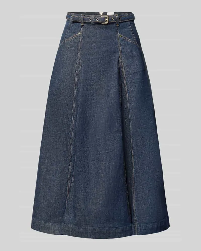 Guess Jeansrock mit Gürtel Modell 'RAYNE Dunkelblau
