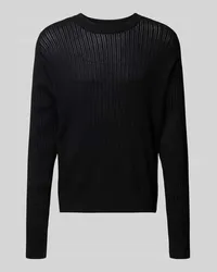 Won Hundred Pullover in Strick-Optik Black