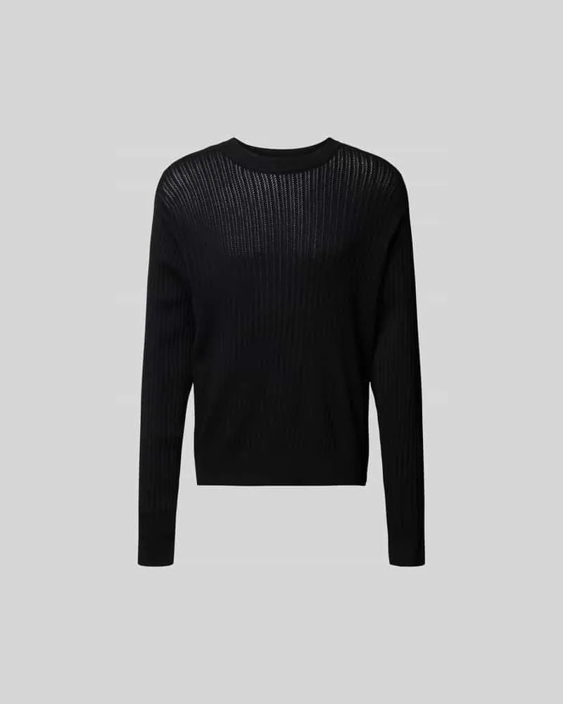 Won Hundred Pullover in Strick-Optik Black