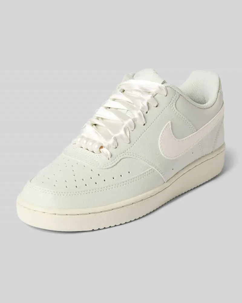 Nike Sneaker mit Logo-Patch Hellgruen