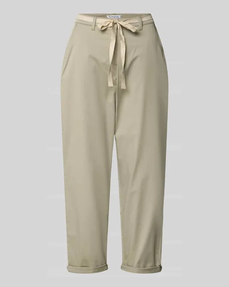Brax Regular Fit Chino aus Baumwoll-Mix Modell 'CARRIE Khaki