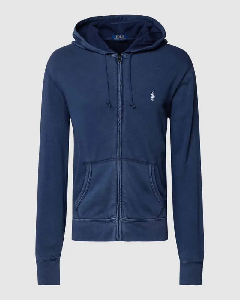 Ralph Lauren Sweatjacke aus reiner Baumwolle Marine