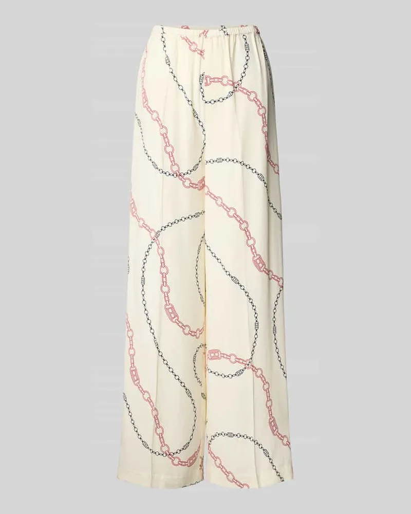 Tommy Hilfiger Loose Fit Pull-on-Hose aus reiner Viskose Weiss