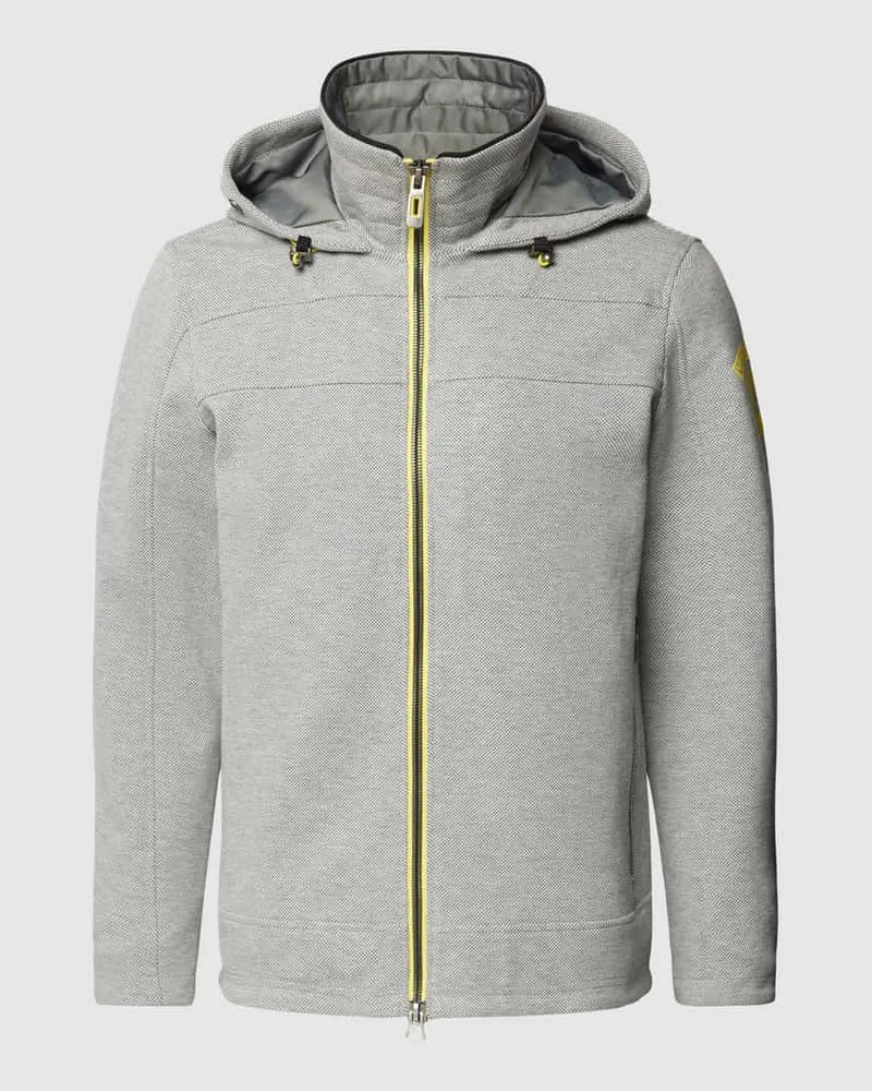 Wellensteyn Regular Fit Funktionsjacke mit Baumwolle Modell 'FLORIDA MEN Silber